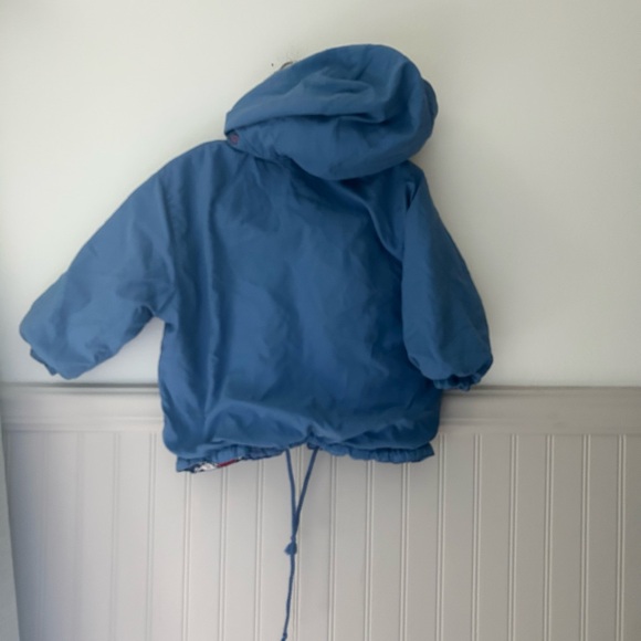 Vintage Boys 4T Japanese IDCJ Blue Dog Kids Puffer Jacket with Embroidered - Picture 6 of 6